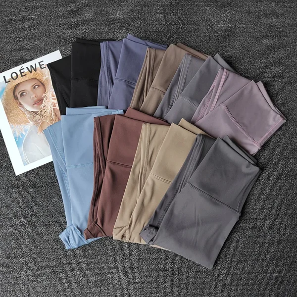 High Waist Naked Feel Leggings Women Fitness Run Yoga